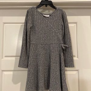 Childrens Place size 4T gray sweater dress